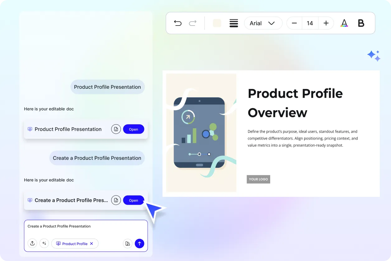 Free AI Product Profile Presentation Generator, Free Product Profile Presentation Maker Online [ No Signup ]